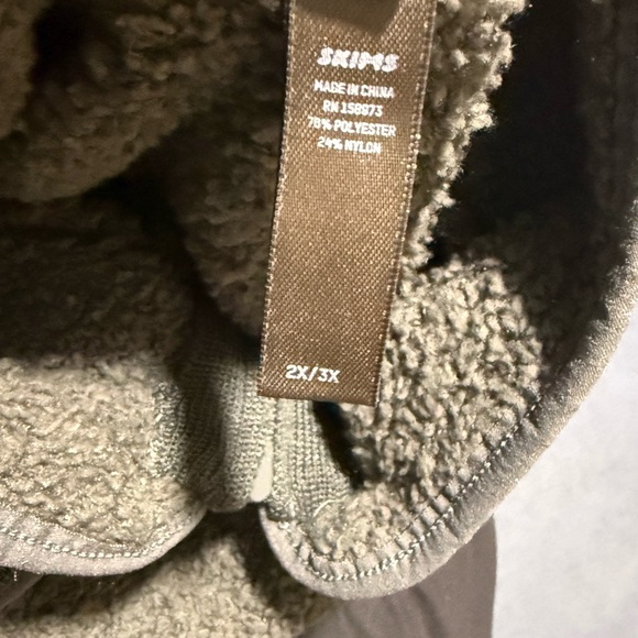 2/$35 Skims Cozy Grey Women's Crop Adjustable Sweater 2x/3x - Picture 9 of 9